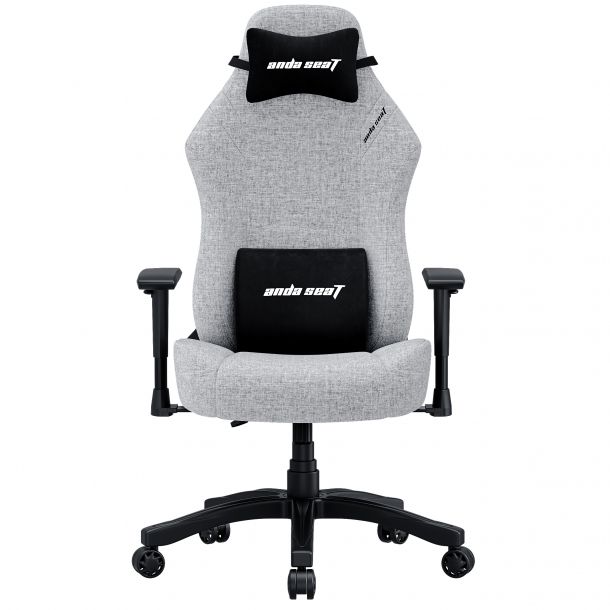 Крісло геймерське Anda Seat Luna L Fabric Grey (871380171) дешево